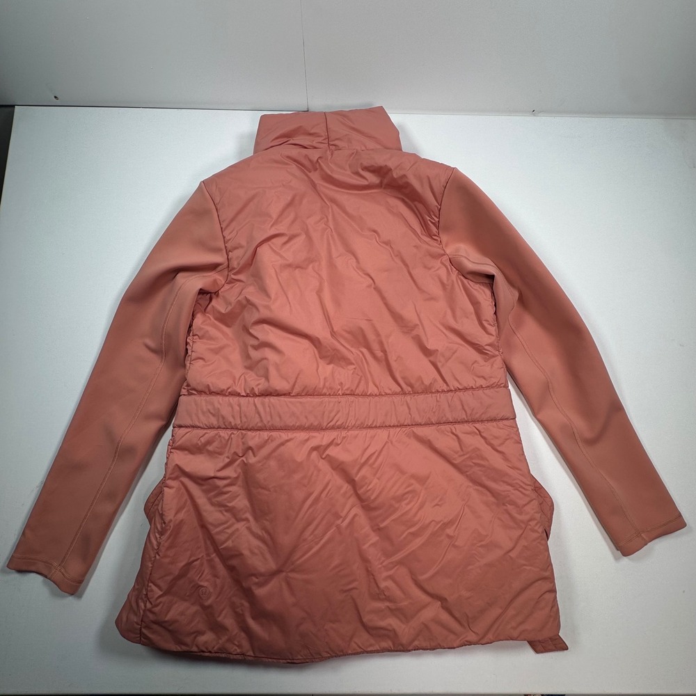 Lululemon Cloudscape Wrap Jacket PrimaLoft Insulated Belted Terracotta Pink S - Picture 12 of 12